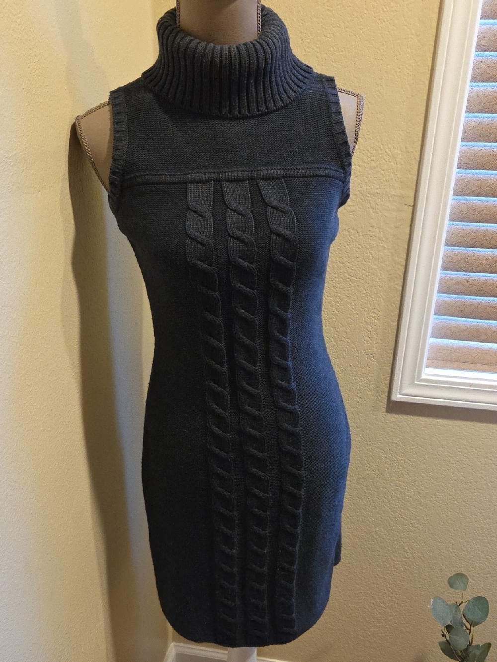 Calvin Klein Dark Gray Knit Sweater